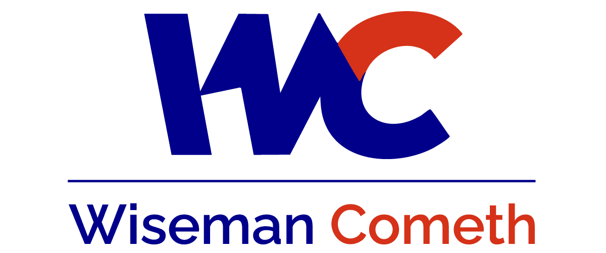 Logo with stylized letters and partial text below.