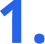 Bold blue numeral on dark backdrop