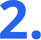 Blue numeral two with period